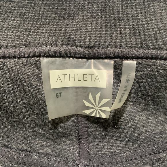 Athleta womens size 6 tall gray cargo relaxed pants skinny khaki - Picture 3 of 11